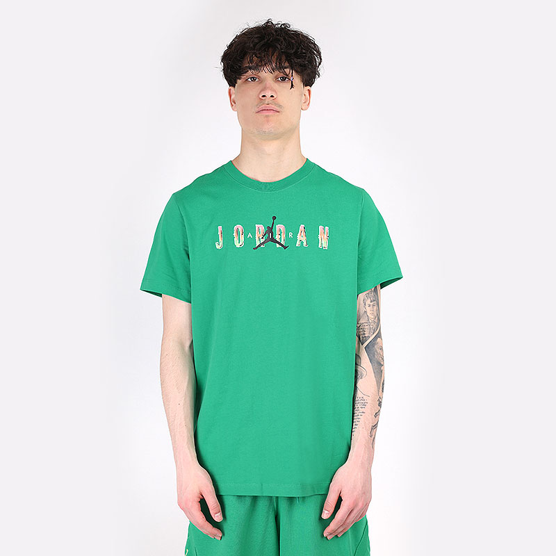 мужская зеленая футболка Jordan Sport DNA Tee CZ8083-372 - цена, описание, фото 3